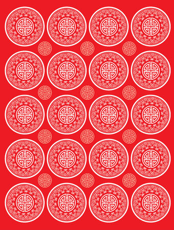 Oriental traditional background pattern designのイラスト素材