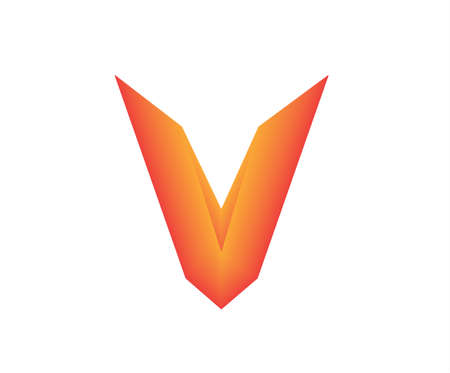 Letter V vector logo designのイラスト素材