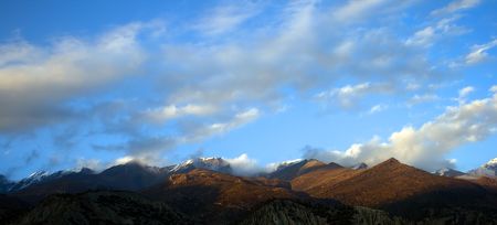 Mountains Nepalの写真素材