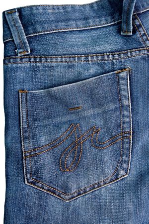 Pocket on jeansの写真素材