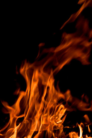 Flames. Can be used as a background.