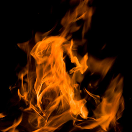 Flames. Can be used as a background.