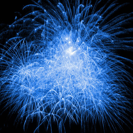 Fireworks in the night sky の写真素材