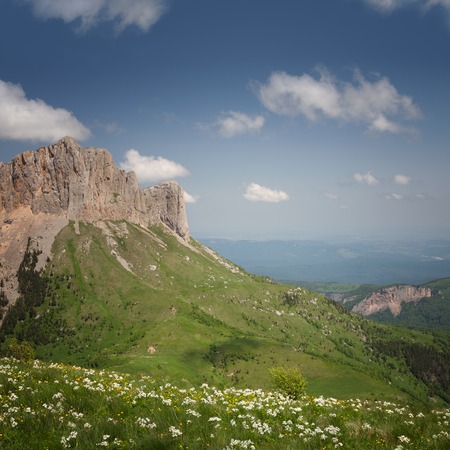 Large Thach. Caucasus Mountains. Russiaの写真素材