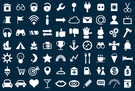 Set of web icons for business , finance and communicationのイラスト素材