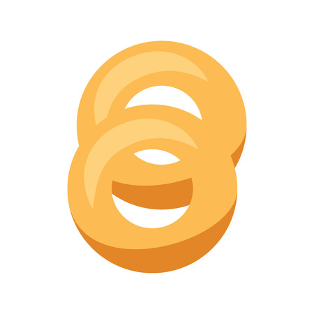 Bagels, donuts. Bread vectorのイラスト素材