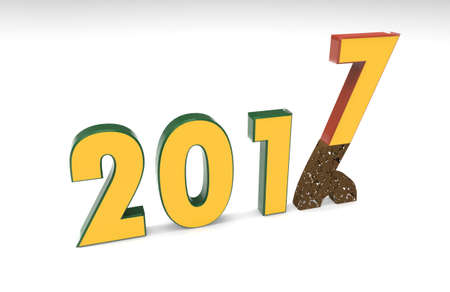 new year 2017の写真素材
