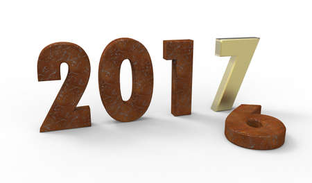 new year 2017の写真素材