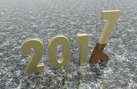 new year 2017の写真素材