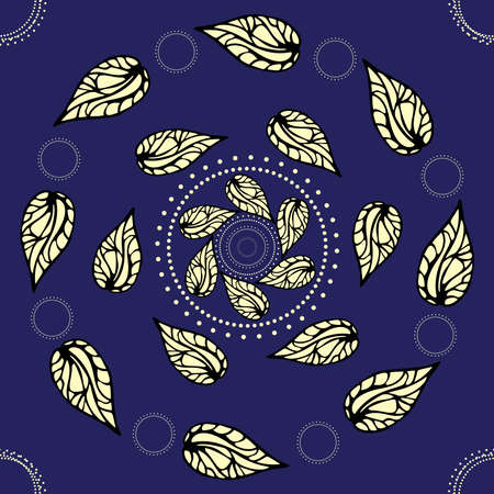 Abstract floral patternのイラスト素材