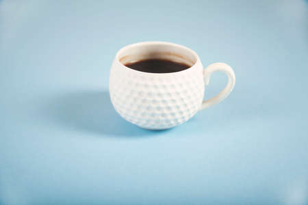 cup of coffee on the table backgroundの写真素材