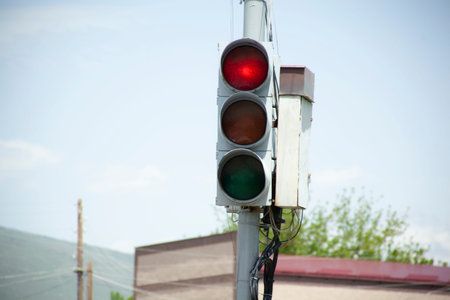 traffic light in the street
