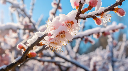 cherry tree in the gardenの素材