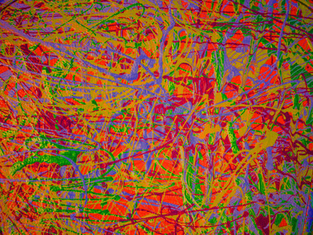 Abstract background consisting of different coloured bright joyful colors. Background. Close Up Texture.の写真素材