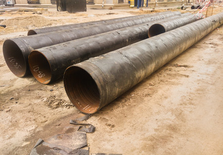 Underground utilities. Modernization, laying or replacement of old pipes. Repair work of water main....