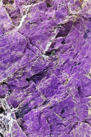 Purple stone background. Natural Minerals. Abstract backdrop.