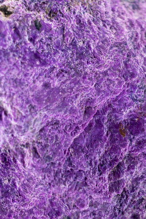 Purple stone close-up for background. Natural minerals. Abstract backdropの写真素材