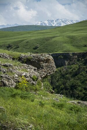 Aksu River Valley Canyonの写真素材