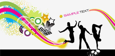 abstract brochure - white backgroundのイラスト素材