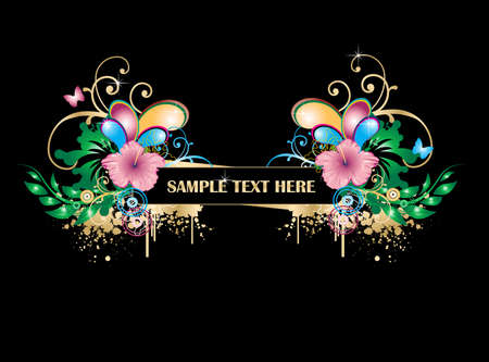 Floral abstractのイラスト素材