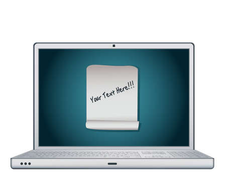 Laptopのイラスト素材