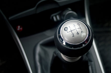 Gear knob in the car