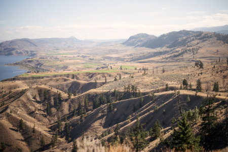 Kamloops road trip. Travel in BC, Canada.の写真素材