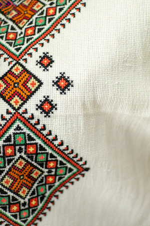 Embroidery Ukraine ornament Vyshyvanka Ukrainian cross stitch.