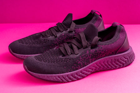 Sneakers sport athletics shoes wearの写真素材