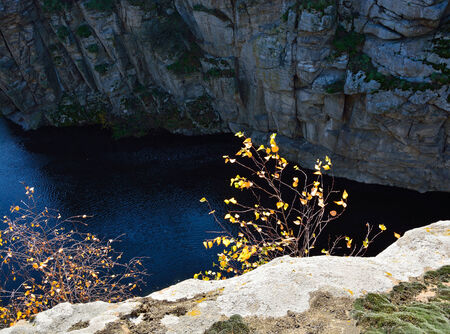Top view of the gorgeの写真素材