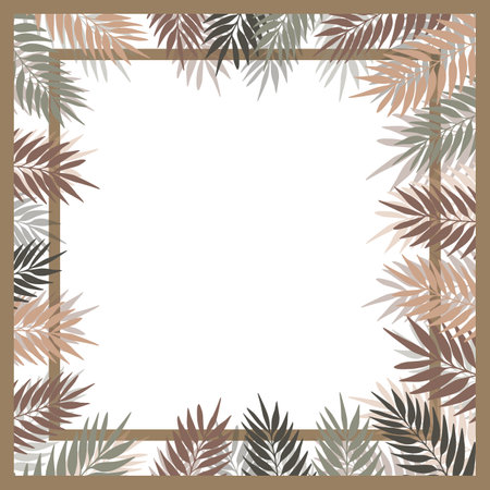 Print for kerchief, bandana, scarf, handkerchief, shawl, neck scarf. Squared pattern with ornament for fabric, textile, silk products. Paisley vector with tropical flowers. Floral modern tracery.のイラスト素材