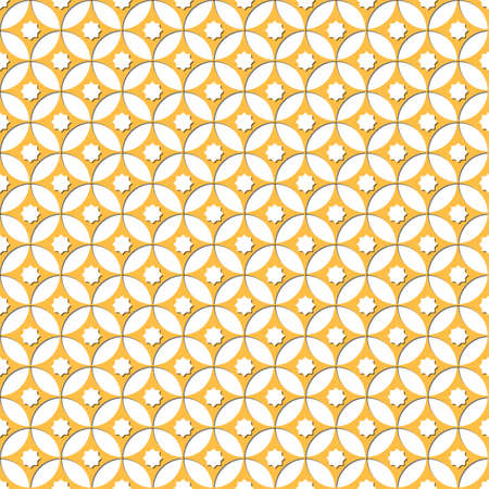 Arabic arabesque seamless pattern with colorful elements on white background. Design greeting card for Ramadan Kareem, Islamic ornamental colorful detail of mosaic. Vector geometric illustration.のイラスト素材