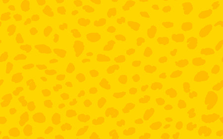 Abstract modern leopard seamless pattern. Animals trendy background. Orange decorative vector stock illustration for print, card, postcard, fabric, textile. Modern ornament of stylized skinのイラスト素材