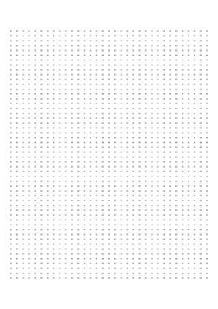 Grid paper. Dotted grid on white background. Abstract dotted transparent illustration with dots. White geometric pattern for school, copybooks, notebooks, diary, notes, banners, print, books.のイラスト素材
