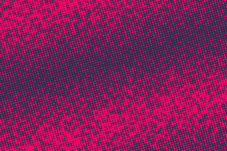 Pop art creative concept colorful comics book magazine cover. Polka dots colorful background. Cartoon halftone retro pattern. Abstract template design for poster, card, sale banner, empty bubble.のイラスト素材