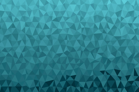 Polygonal blue mosaic background. Abstract low poly vector illustration. Triangular pattern in...