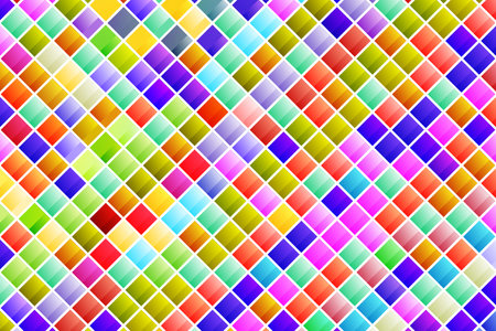 Geometric colorful background. Abstract squared pattern, colorful elements. Vector design for...
