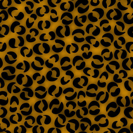 Abstract modern leopard seamless pattern. Animals trendy background. Orange and black decorative...