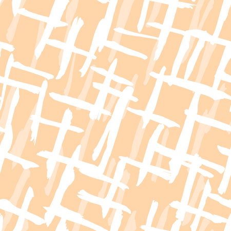 Abstract modern giraffe seamless pattern. Animals trendy background. Beige and white decorative vector stock illustration for print, card, postcard, fabric, textile. Modern ornament of stylized skinのイラスト素材