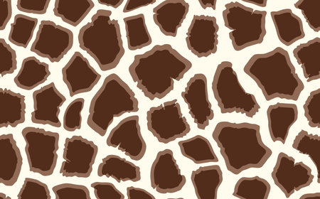 Abstract modern giraffe seamless pattern. Animals trendy background. Colorful decorative vector stock illustration for print, card, postcard, fabric, textile. Modern ornament of stylized skinのイラスト素材