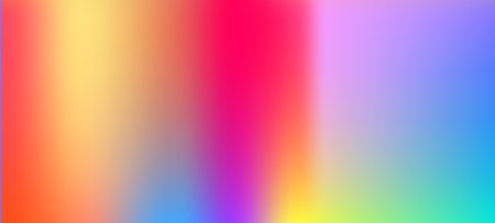 Trendy abstract rainbow blurred background. Smooth watercolor vector illustration for web, template,...