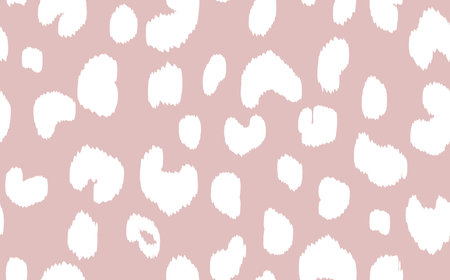 Abstract modern leopard seamless pattern. Animals trendy background. Beige and white decorative...