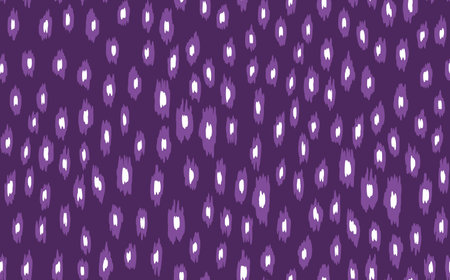 Abstract modern leopard seamless pattern. Animals trendy background. Purpe and white decorative vector stock illustration for print, card, postcard, fabric, textile. Modern ornament of stylized skinのイラスト素材