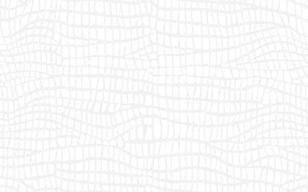 Abstract modern crocodile leather seamless pattern. Animals trendy background. Grey and white decorative vector illustration for print, fabric, textile. Modern ornament of stylized alligator skinのイラスト素材