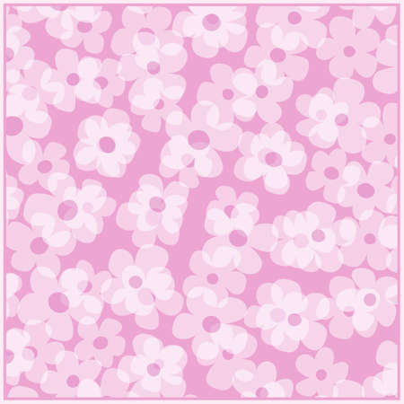 Print for kerchief, bandana, scarf, handkerchief, shawl, neck scarf. Squared pattern with ornament for fabric, textile, silk products. Paisley vector with flowers in nordic style.Floral folk traceryのイラスト素材