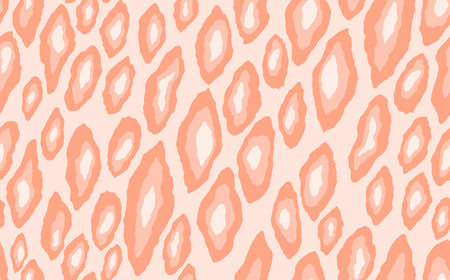 Abstract modern leopard seamless pattern. Animals trendy background. PINK decorative vector stock...
