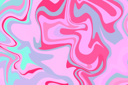 Fluid art. Modern artwork background. Mixture of acrylic paints. Abstract liquid painting marble texture, colorful gradient waves. Vector design for banner, flyer, business card, cover, invitationのイラスト素材