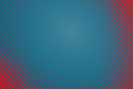 Pop art colorful comics book magazine cover. Polka dots red and blue background. Cartoon funny dotted retro pattern. Vector halftone illustration. Template design for poster, card, flyerのイラスト素材