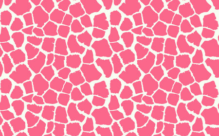 Abstract modern giraffe seamless pattern. Animals trendy background. Colorful decorative vector...