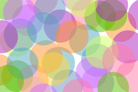 Light multicolor background, colorful vector texture with circles. Splash effect banner. Dotted abstract illustration with blurred drops of rain. Pattern for web page, banner,poster, cardのイラスト素材